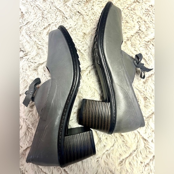 Spring Step Welch Grey Leather Mary Janes Bohemian Timeless Feminine 
Size 10 - Picture 5 of 9